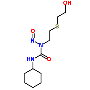 Urea, n-cyclohexyl-n-(2-((2-hydroxyethyl)thio)ethyl)-n-nitroso-Structure,73944-55-5Structure Urea, n-cyclohexyl-n-(2-((2-hydroxyethyl)thio)ethyl)-n-nitroso- Structure,73944-55-5Structure