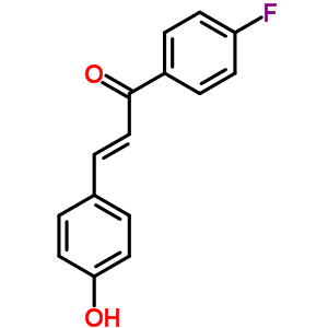 1-(4-氟苯基)-3-(4-羥基苯基)-2-丙烯-1-酮結(jié)構(gòu)式_7397-22-0結(jié)構(gòu)式