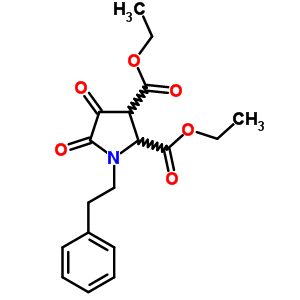 Diethyl 4,5-dioxo-1-phenethyl-pyrrolidine-2,3-dicarboxylateStructure,7399-21-5Structure Diethyl 4,5-dioxo-1-phenethyl-pyrrolidine-2,3-dicarboxylate Structure,7399-21-5Structure