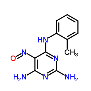 N4-(2-methylphenyl)-5-nitroso-pyrimidine-2,4,6-triamineStructure,7399-27-1Structure N4-(2-methylphenyl)-5-nitroso-pyrimidine-2,4,6-triamine Structure,7399-27-1Structure
