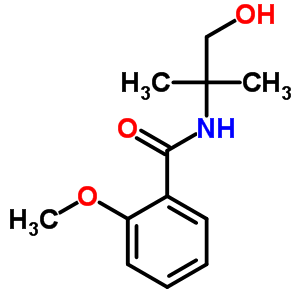 N-(2-hydroxy-1,1-dimethylethyl)-2-methoxybenzenecarboxamide Structure,74201-13-1Structure