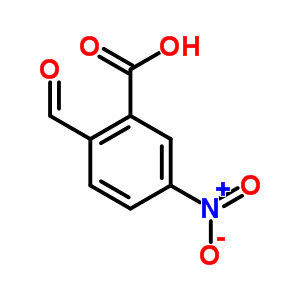 Benzoic acid,2-formyl-5-nitro-Structure,7464-91-7Structure Benzoic acid,2-formyl-5-nitro- Structure,7464-91-7Structure