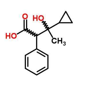 Benzeneacetic acid, a-(1-cyclopropyl-1-hydroxyethyl)-Structure,7465-24-9Structure Benzeneacetic acid, a-(1-cyclopropyl-1-hydroxyethyl)- Structure,7465-24-9Structure