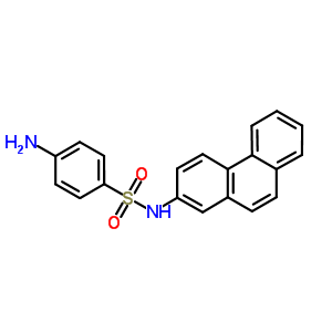 4-Amino-n-phenanthren-2-yl-benzenesulfonamideStructure,7467-70-1Structure 4-Amino-n-phenanthren-2-yl-benzenesulfonamide Structure,7467-70-1Structure