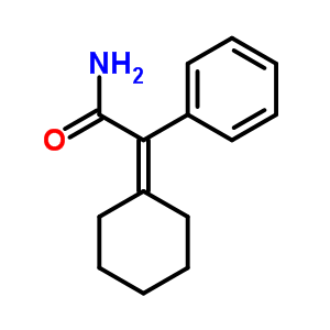 2-Cyclohexylidene-2-phenyl-acetamideStructure,7468-08-8Structure 2-Cyclohexylidene-2-phenyl-acetamide Structure,7468-08-8Structure