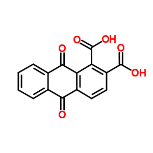 1,2-Anthracenedicarboxylicacid, 9,10-dihydro-9,10-dioxo-Structure,7475-29-8Structure 1,2-Anthracenedicarboxylicacid, 9,10-dihydro-9,10-dioxo- Structure,7475-29-8Structure