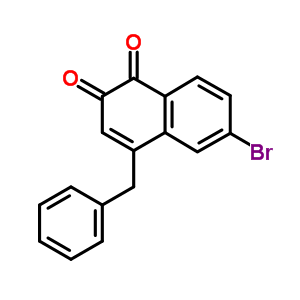 1,2-Naphthalenedione,6-bromo-4-(phenylmethyl)-Structure,7475-35-6Structure 1,2-Naphthalenedione,6-bromo-4-(phenylmethyl)- Structure,7475-35-6Structure