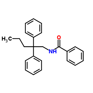 N-(2,2-diphenylpentyl)benzamideStructure,7475-84-5Structure N-(2,2-diphenylpentyl)benzamide Structure,7475-84-5Structure