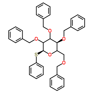 Phenyl 2,3,4,6-tetra-o-benzyl-1-thio-beta-d-galactopyranosideStructure,74801-29-9Structure Phenyl 2,3,4,6-tetra-o-benzyl-1-thio-beta-d-galactopyranoside Structure,74801-29-9Structure