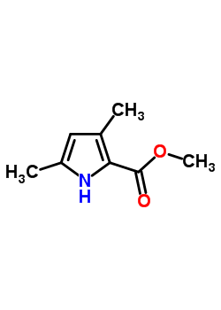 1H-pyrrole-2-carboxylicacid,3,5-dimethyl-,methylester(9ci)Structure,74999-36-3Structure 1H-pyrrole-2-carboxylicacid,3,5-dimethyl-,methylester(9ci) Structure,74999-36-3Structure