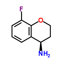 2H-1-Benzopyran-4-amine, 8-fluoro-3,4-dihydro-, (4R)-Structure,750571-31-4Structure 2H-1-Benzopyran-4-amine, 8-fluoro-3,4-dihydro-, (4R)- Structure,750571-31-4Structure