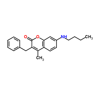 3-Benzyl-7-butylamino-4-methyl-chromen-2-oneStructure,7509-71-9Structure 3-Benzyl-7-butylamino-4-methyl-chromen-2-one Structure,7509-71-9Structure