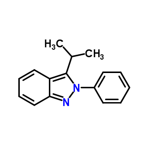 2H-indazole, 3-(1-methylethyl)-2-phenyl-Structure,75379-01-0Structure 2H-indazole, 3-(1-methylethyl)-2-phenyl- Structure,75379-01-0Structure