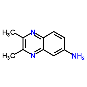 2,3-Dimethyl-6-quinoxalinamineStructure,7576-88-7Structure 2,3-Dimethyl-6-quinoxalinamine Structure,7576-88-7Structure