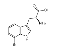 7-Bromo-l-tryptophanStructure,75816-19-2Structure 7-Bromo-l-tryptophan Structure,75816-19-2Structure