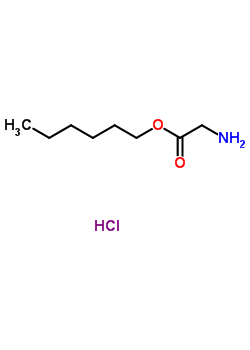 Glycine-1-hexyl ester hydrochlorideStructure,75980-28-8Structure Glycine-1-hexyl ester hydrochloride Structure,75980-28-8Structure