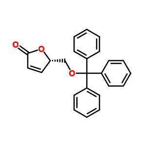 (5S)-5-(trityloxymethyl)-5h-furan-2-oneStructure,76236-32-3Structure (5S)-5-(trityloxymethyl)-5h-furan-2-one Structure,76236-32-3Structure
