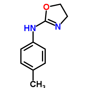 2-Oxazolamine,4,5-dihydro-n-(4-methylphenyl)-Structure,7632-95-3Structure 2-Oxazolamine,4,5-dihydro-n-(4-methylphenyl)- Structure,7632-95-3Structure