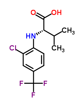 2-(2’-Chloro-4’-trifluoromethylphenylamino)-3-methylbutyric acidStructure,76338-73-3Structure 2-(2’-Chloro-4’-trifluoromethylphenylamino)-3-methylbutyric acid Structure,76338-73-3Structure