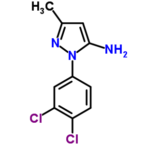2-(3,4-Dichloro-phenyl)-5-methyl-2h-pyrazol-3-ylamineStructure,76606-68-3Structure 2-(3,4-Dichloro-phenyl)-5-methyl-2h-pyrazol-3-ylamine Structure,76606-68-3Structure