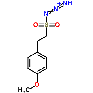 Benzeneethanesulfonylazide, 4-methoxy-Structure,76653-00-4Structure Benzeneethanesulfonylazide, 4-methoxy- Structure,76653-00-4Structure