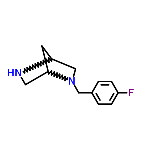 2-(4-氟芐基)-2,5-二氮雜雙環(huán)[2.2.1]庚烷結(jié)構(gòu)式_769099-80-1結(jié)構(gòu)式
