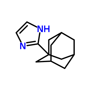 2-(1-金剛基)咪唑結(jié)構(gòu)式_77139-81-2結(jié)構(gòu)式