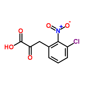 3-(3-Chloro-2-nitro-phenyl)-2-oxo-propanoic acidStructure,77158-85-1Structure 3-(3-Chloro-2-nitro-phenyl)-2-oxo-propanoic acid Structure,77158-85-1Structure