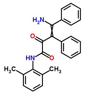 Benzenepropanamide, b-(aminophenylmethylene)-n-(2,6-dimethylphenyl)-a-oxo-Structure,77356-70-8Structure Benzenepropanamide, b-(aminophenylmethylene)-n-(2,6-dimethylphenyl)-a-oxo- Structure,77356-70-8Structure