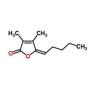2(5H)-furanone, 3,4-dimethyl-5-pentylidene-Structure,774-64-1Structure 2(5H)-furanone, 3,4-dimethyl-5-pentylidene- Structure,774-64-1Structure
