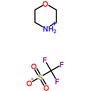 N-morpholinium trifluoromethanesulfonateStructure,77534-70-4Structure N-morpholinium trifluoromethanesulfonate Structure,77534-70-4Structure