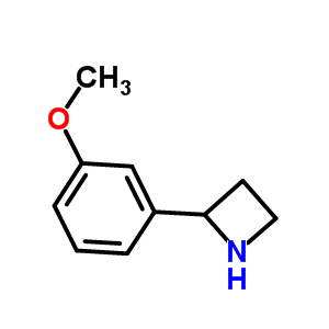 Azetidine, 2-(3-methoxyphenyl)-(9ci)Structure,777887-12-4Structure Azetidine, 2-(3-methoxyphenyl)-(9ci) Structure,777887-12-4Structure