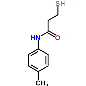 N-(4-methylphenyl)-3-sulfanyl-propanamideStructure,78580-32-2Structure N-(4-methylphenyl)-3-sulfanyl-propanamide Structure,78580-32-2Structure