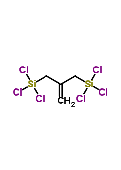 1,1-Bis(trichlorosilylmethyl)ethyleneStructure,78948-04-6Structure 1,1-Bis(trichlorosilylmethyl)ethylene Structure,78948-04-6Structure