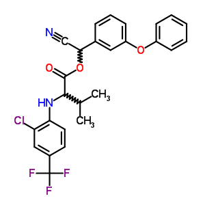 氟胺氰戊菊酯結(jié)構(gòu)式_79472-91-6結(jié)構(gòu)式