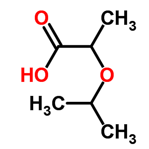 2-異丙氧基丙酸結構式_79885-46-4結構式