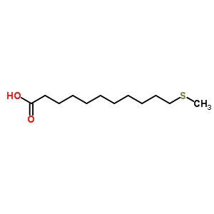 Undecanoic acid,11-(methylthio)-Structure,80683-81-4Structure Undecanoic acid,11-(methylthio)- Structure,80683-81-4Structure