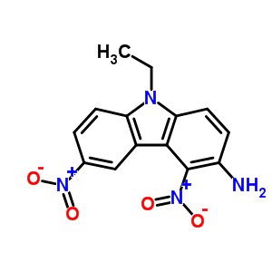 9H-carbazol-3-amine,9-ethyl-4,6-dinitro-Structure,80776-33-6Structure 9H-carbazol-3-amine,9-ethyl-4,6-dinitro- Structure,80776-33-6Structure