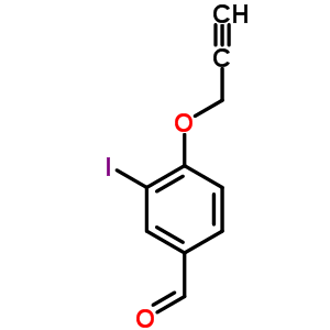 3-Iodo-4-(prop-2-yn-1-yloxy)benzaldehydeStructure,812642-63-0Structure 3-Iodo-4-(prop-2-yn-1-yloxy)benzaldehyde Structure,812642-63-0Structure