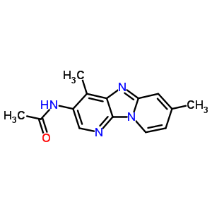 Acetamide, n-(4,7-dimethyldipyrido(1,2-a:3,2-d)imidazol-3-yl)-Structure,81809-88-3Structure Acetamide, n-(4,7-dimethyldipyrido(1,2-a:3,2-d)imidazol-3-yl)- Structure,81809-88-3Structure