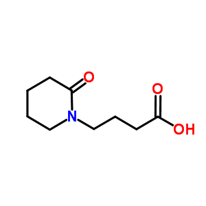 4-(2-氧代哌啶-1-基)丁酸結構式_82360-26-7結構式