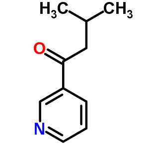 3-甲基-1-(3-吡啶)-1-丁酮結(jié)構(gòu)式_82465-52-9結(jié)構(gòu)式