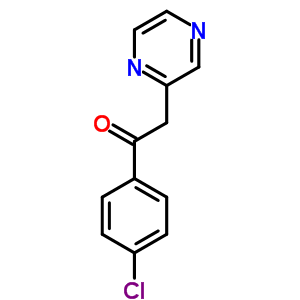 Ethanone,1-(4-chlorophenyl)-2-(2-pyrazinyl)-Structure,83227-49-0Structure Ethanone,1-(4-chlorophenyl)-2-(2-pyrazinyl)- Structure,83227-49-0Structure