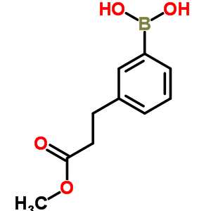 3-(3-硼苯基)丙酸甲酯結構式_833472-82-5結構式