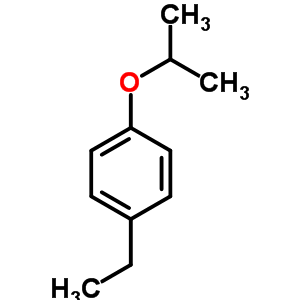 Benzene,1-ethyl-4-(1-methylethoxy)-Structure,83466-37-9Structure Benzene,1-ethyl-4-(1-methylethoxy)- Structure,83466-37-9Structure
