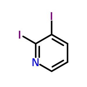 2,3-二碘吡啶結(jié)構(gòu)式_83674-70-8結(jié)構(gòu)式
