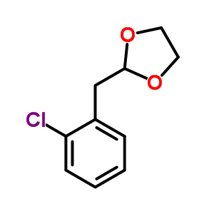 1-Chloro-2-(1,3-dioxolan-2-ylmethyl)benzeneStructure,842123-91-5Structure 1-Chloro-2-(1,3-dioxolan-2-ylmethyl)benzene Structure,842123-91-5Structure
