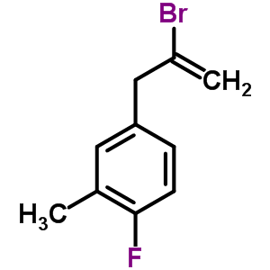 2-Bromo-3-(4-fluoro-3-methylphenyl)prop-1-eneStructure,842140-42-5Structure 2-Bromo-3-(4-fluoro-3-methylphenyl)prop-1-ene Structure,842140-42-5Structure