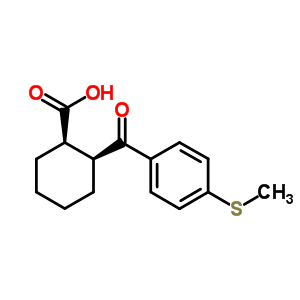 Cis-2-(4-thiomethylbenzoyl)cyclohexane-1-carboxylic acidStructure,844856-61-7Structure Cis-2-(4-thiomethylbenzoyl)cyclohexane-1-carboxylic acid Structure,844856-61-7Structure