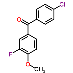 4-Chloro-3-fluoro-4-methoxybenzophenoneStructure,844885-05-8Structure 4-Chloro-3-fluoro-4-methoxybenzophenone Structure,844885-05-8Structure